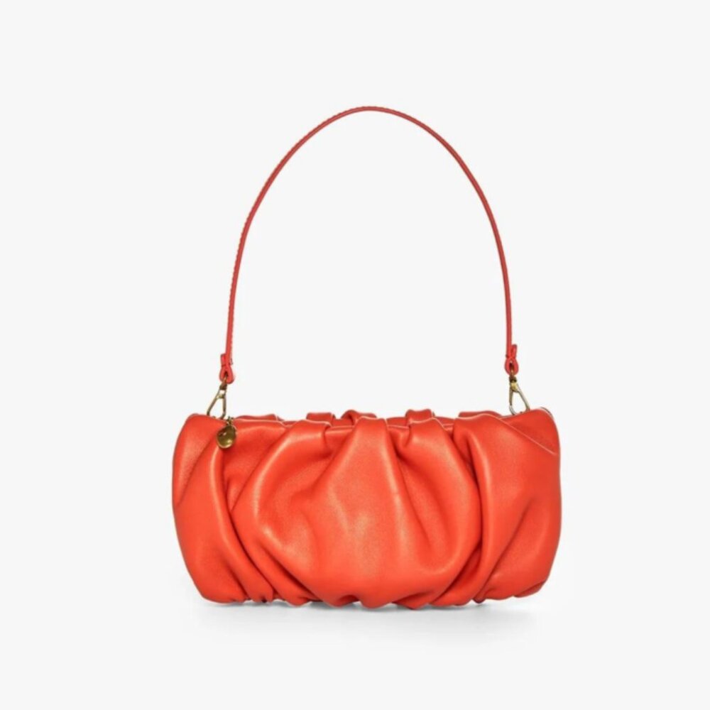 Staud Blood Orange Convertible Bean Bag